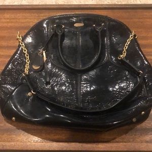 Tahari leather hand bag